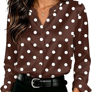 ZEAGOO Women Satin Silk Tops