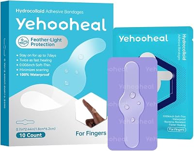 YEHOOHEAL Second Skin Hydrocolloid Bandages Variety Pack