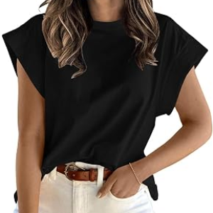 ZDC Womens Cap Sleeve Tank Tops