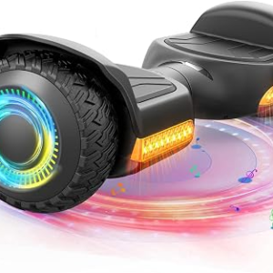 Gyroor Self Balancing Scooter New G13 All Terrain Balancing Scooter with LED Lights, Self Balancing Off Road with Bluetooth for Kids ages 6-12 and Adults
