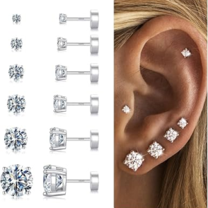 Yoosteel Flat Back Earrings
