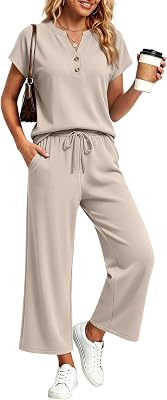 LILLUSORY Womens Wide Leg Pant Sets