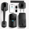 Built-in WiFi Smart Lock with Handle Set – Firstriver Fingerprint Keyless Entry Door Lock for Front Door, App Control, Digital Keypad Deadbolt, Auto Lock, Compatible with Alexa & Google Assistant