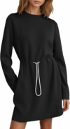 COCOMARTS Womens Long Sleeve Crewneck Sweatshirt Dress
