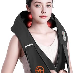 AMZPONY® Cordless Neck Massager for Pain Relief Deep Tissue
