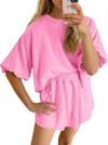 FISOEW Womens Summer Lounge Shorts Sets