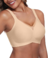 KINNETTE Womens Wireless Full Coverage V Mesh Bras