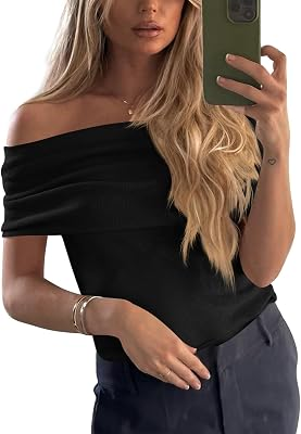 IMILY BELA Womens Off The Shoulder Sweaters