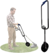 STARTINGTOOL Weed Eater Handle, 3IN1 Arm Back Saver String Trimmer Weeding Handle Extension with Wheels, Universal Weedeater Grip Tool for Lawn Care, Edge Weeder Trimming Attachments