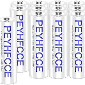 PEYHFCCE 1500mAh Rechargeable AA Batteries