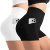 CADITEX Women Biker Shorts with Pockets