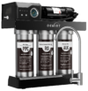 Stainless Steel 600 GPD Tankless Reverse Osmosis System, 9-Stage Alkaline Remineralization Under-Sink Water Filter, 2:1 Pure-to-Drain, Plug-in for Home, Kitchen, and RV