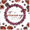 NAUPYAL Womens Birthstone Bracelet
