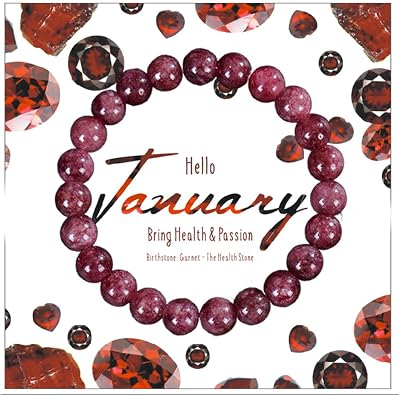 NAUPYAL Womens Birthstone Bracelet