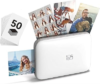 HPRT MT53 Mini Photo Printer with 50 Sheets Adhesive Paper, 2×3 Instant Portable Color Printer, Compatible with iOS & Android, Bluetooth Small Printer for Smartphones & iPhone