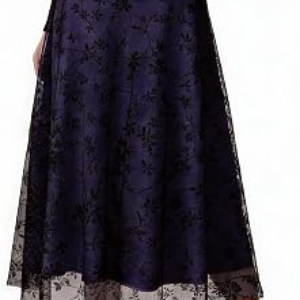 GETTALOCKY Womens Floral Chiffon Midi Skirt