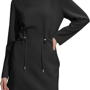 COCOMARTS Womens Long Sleeve Crewneck Sweatshirt Dress
