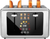 WHALL Smart 4 Slice Toaster