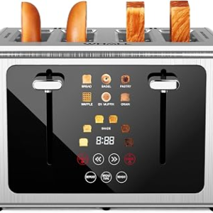 WHALL Smart 4 Slice Toaster
