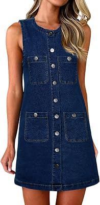 POLIRO Women Denim Dress