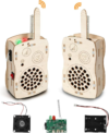 STEM Science Kits Toys DIY Walkie Talkie Kit for Kids Age 8-14, Science Project Electronics Kit Educational Building Toy Gifts for Boys Girls Kids Teen Ages 8-10 10-12