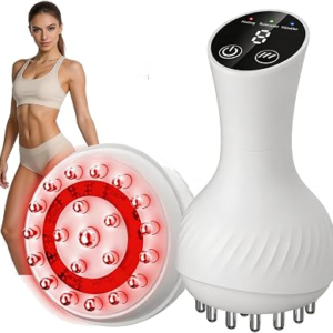 Lymphatic Drainage Massager & Anti Cellulite Massage Tool, Lymphatic Massager,Helps Reduce Stretch Marks & Cellulite，for Belly, Arms & Legs,Body Sculpting Machine with Heat & Vibration