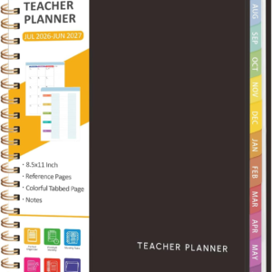 Teacher Planner 2026-2027, July 2026 – June 2027, Lesson Plan Book