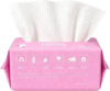 Face Towels Disposable 80 Count Biodegradable Disposable Face Towel Dry Wipes Ultra Soft & Thick Lint-Free Dot Texture Cloths for Sensitive Skin Makeup Removal and Skincare