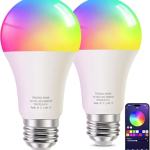 FRIDEKO HOME Led Smart Light Bulbs 2Pack