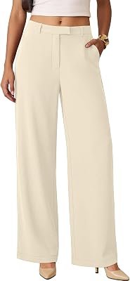 ANRABESS Wide Leg Business Casual Pants
