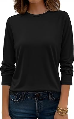 JUSTFASHIONNOW Womens Long Sleeve Tops