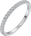 WES 1.5/1.8/2.0mm Moissanite Wedding Band