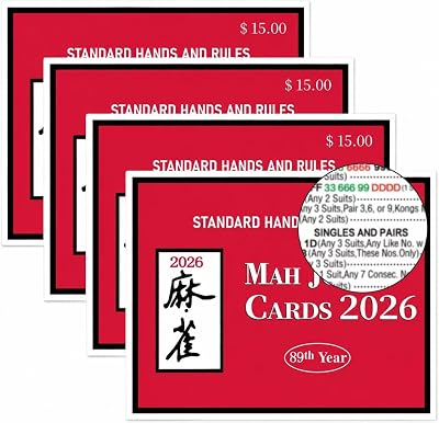 UZEIGIO Mahjong Cards 2026