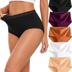 UNDER THE SEA Women Cotton Underwear 5 Pack