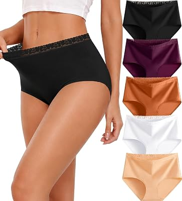 UNDER THE SEA Women Cotton Underwear 5 Pack