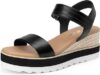 ATHLEFIT Espadrille Wedge Sandals