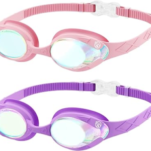 OUTDOORMASTER Kids Swim Goggles 2 Pack