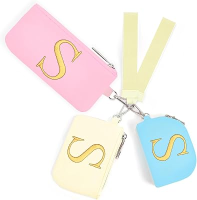 Mini Zip Around Keychain Wristlet Wallets