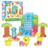 61 Piece Soft Sensory Blox Safari Adventure Building Blocks