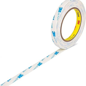 Double Sided Tape 0.39″×16.5Ft, Heavy Duty Mounting Tape, Removable PE Foam Tape with No Residue, Waterproof Adhesive Tape for Walls Home Office Decor Crafts Photos Posters