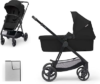 Kinderkraft Newly 2-in-1 Stroller for Kids from Birth up to 48.5 lbs Plus Extra 6.6 lbs Basket, Pramette Mode, Black