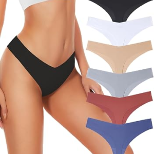 HELLOPOPGO Women Seamless Underwear 6Pack