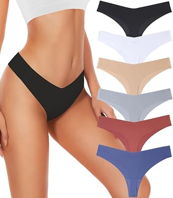 HELLOPOPGO Women Seamless Underwear 6Pack