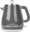 Electric Kettle 1.8L, Arcblin Retro Electric Tea Kettle for Boiling Water, 1350W Fast Boil, Stainless Steel Interior, BPA Free, Automatic Shut Off, Boil-Dry Protection,Gray