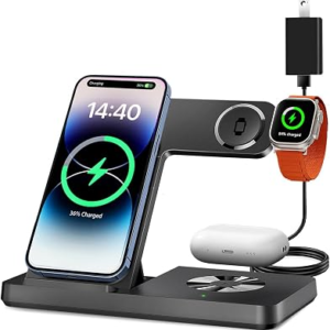 NDNDKRIK 3 in 1 Charging Station for Multi Devices