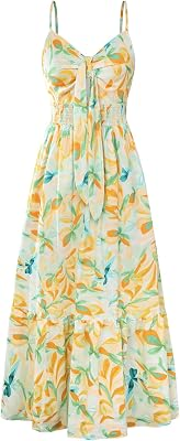 GRACE KARIN Summer Floral Maxi Dresses
