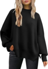 LILLUSORY Womens Oversized Batwing Knit Sweaters