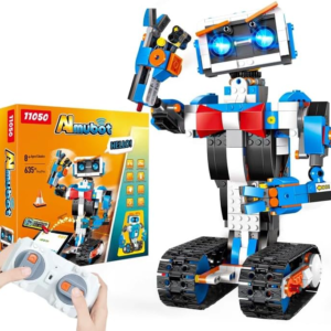 Robot Building Kit, STEM Robotics Kit, Programmable Mobile Robot Coding Toy
