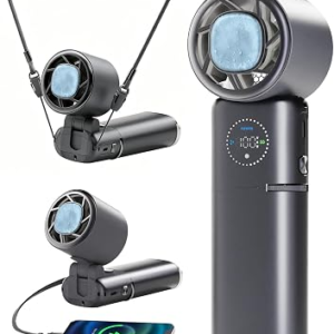 MIALEXO 9000Mah Portable Handheld Fan