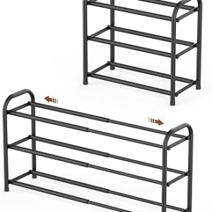 GONFOAM Expandable 3-Tier Shoe Rack